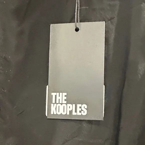 The Kooples Black Silk Maxi Tie Waist Dress - Picture 2 of 4